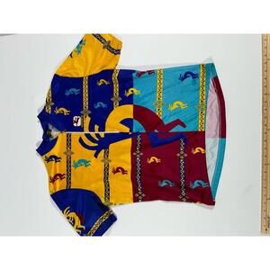 Giordana Colorblock Cycling Jersey with Kokopelli Design